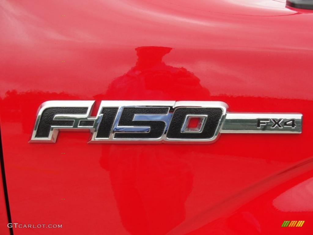2009 F150 FX4 SuperCrew 4x4 - Bright Red / Black/Medium Stone photo #16