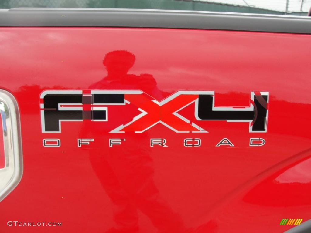 2009 F150 FX4 SuperCrew 4x4 - Bright Red / Black/Medium Stone photo #20