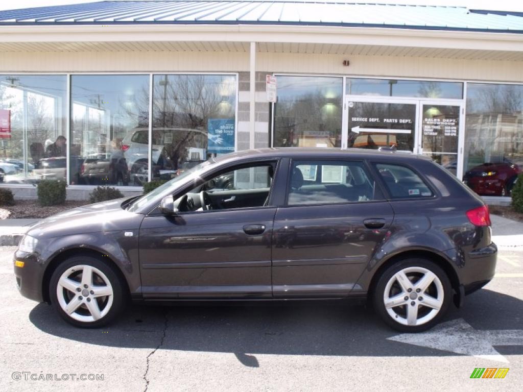 2006 A3 2.0T - Lava Grey Pearl / Light Grey photo #3