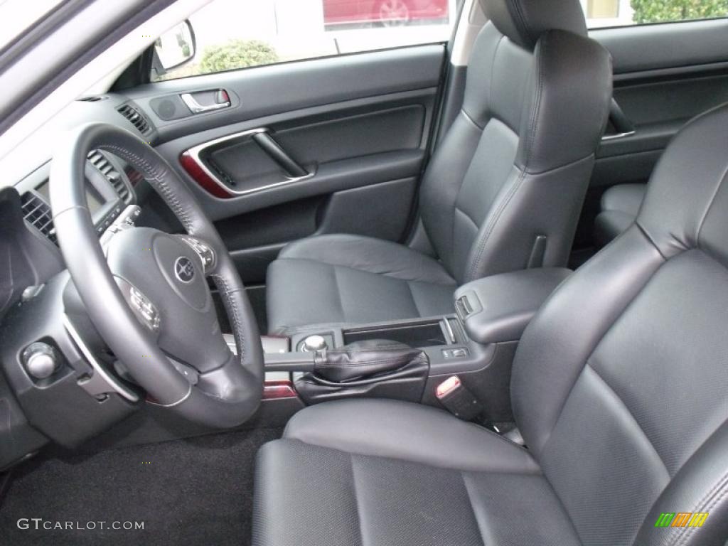Off Black Interior 2008 Subaru Legacy 2.5 GT Limited Sedan Photo #47579366
