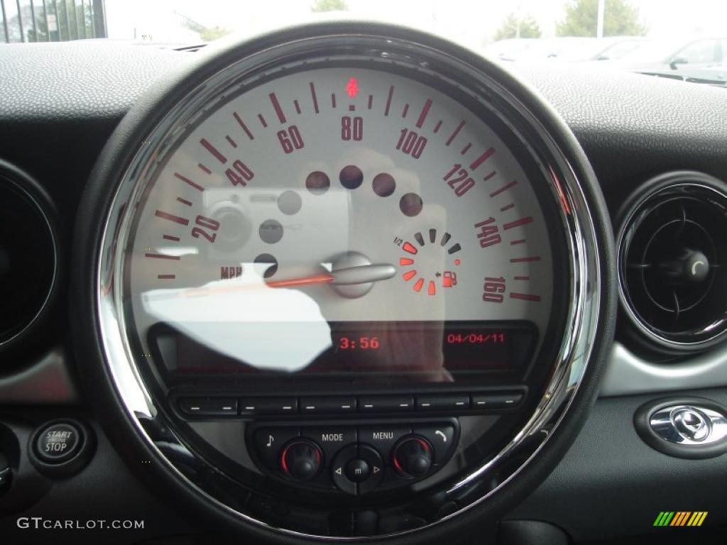 2011 Cooper Convertible - Chili Red / Carbon Black photo #13