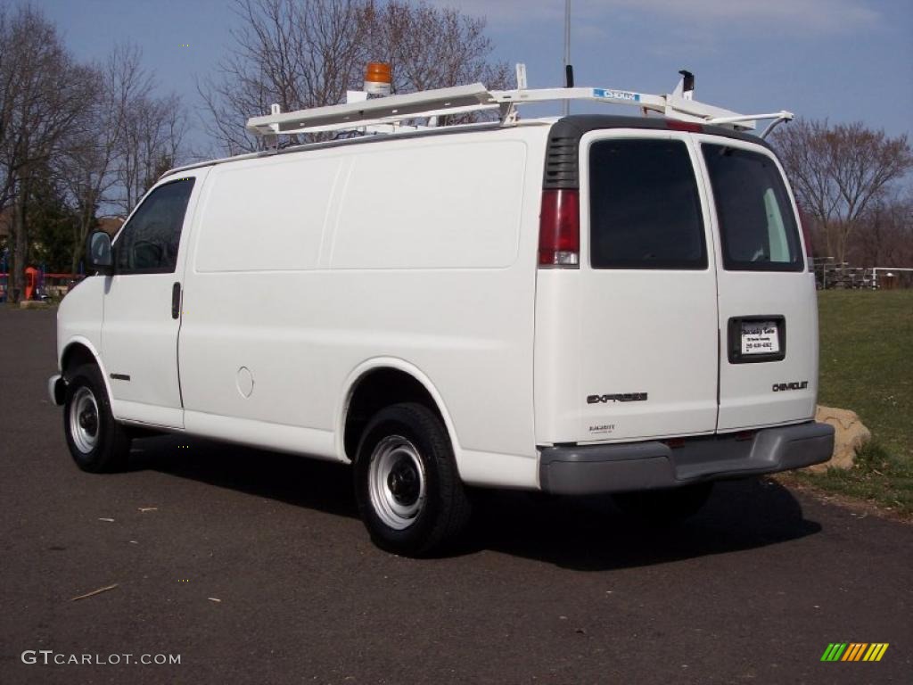 Summit White 2000 Chevrolet Express G2500 Commercial Exterior Photo #47580227
