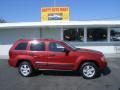 2005 Inferno Red Crystal Pearl Jeep Grand Cherokee Laredo 4x4  photo #2