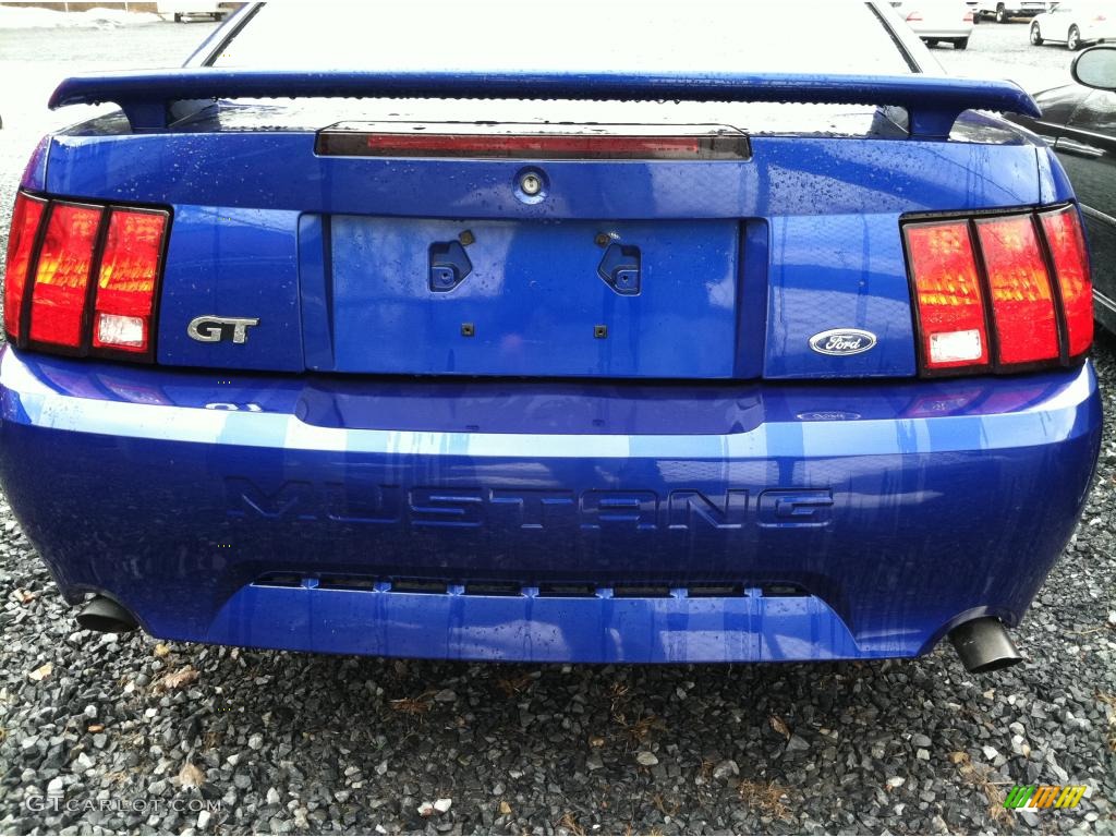 2003 Mustang GT Coupe - Sonic Blue Metallic / Dark Charcoal photo #9