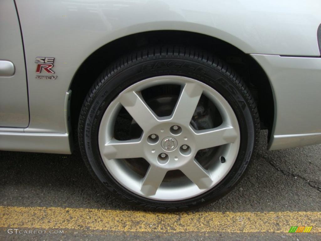 2006 Sentra SE-R Spec V - Brilliant Aluminum Metallic / Charcoal photo #32