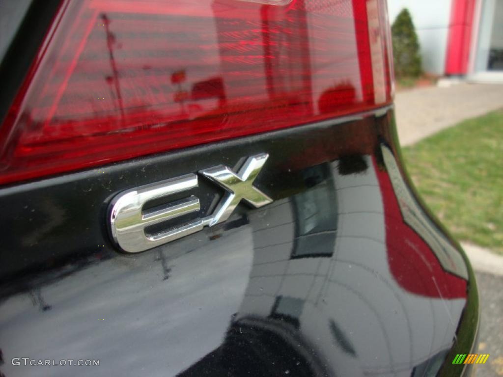 2003 Civic EX Coupe - Nighthawk Black Pearl / Black photo #6