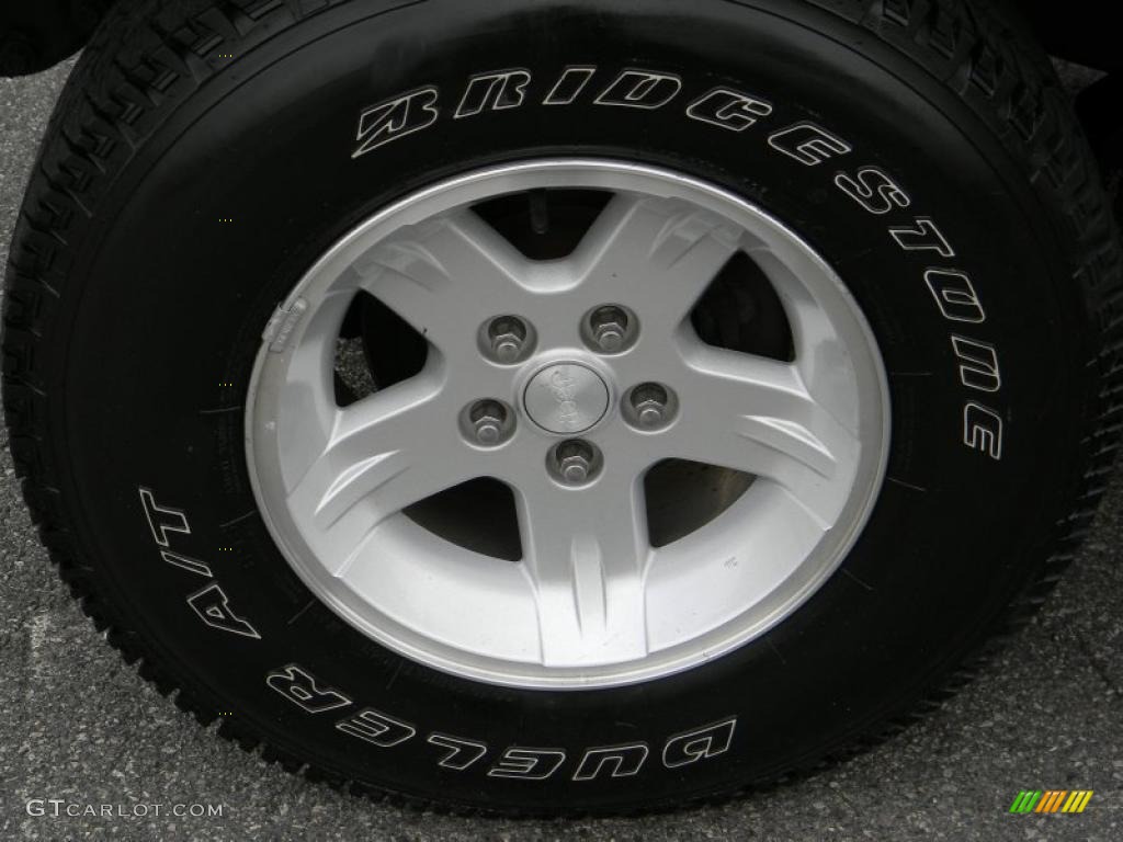 2004 Jeep Wrangler Sahara 4x4 Wheel Photo #47581778