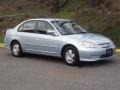 2004 Opal Silver Blue Metallic Honda Civic Hybrid Sedan  photo #4