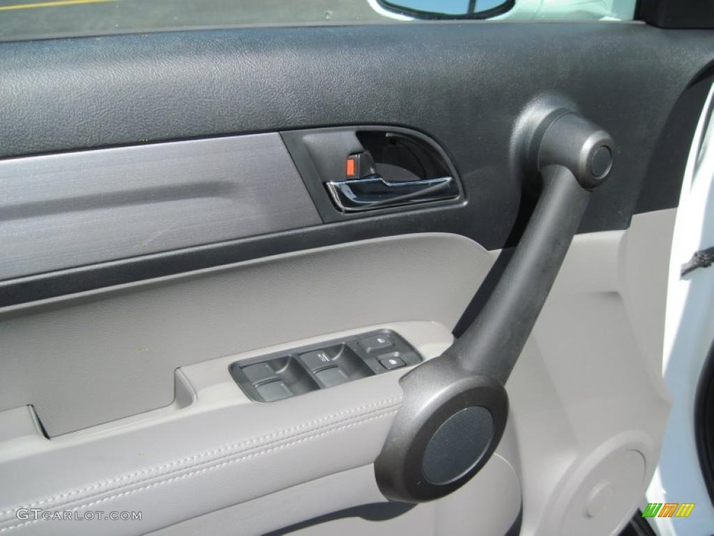 2011 CR-V EX-L - Taffeta White / Gray photo #12