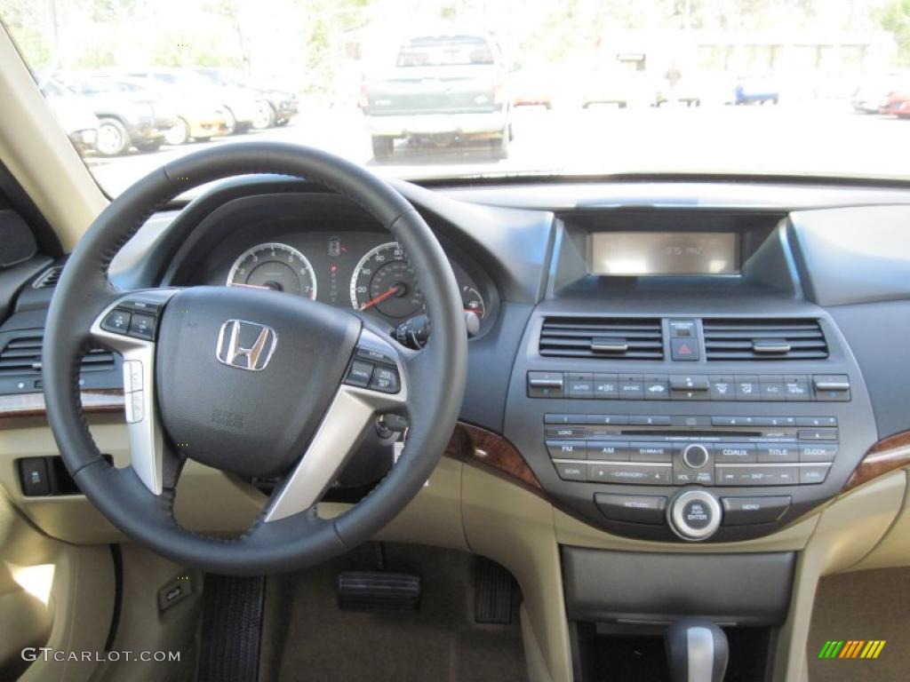2011 Honda Accord EX-L Sedan Ivory Dashboard Photo #47582153