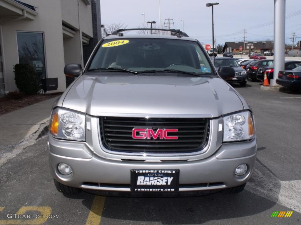 2004 Envoy XL SLE 4x4 - Liquid Silver Metallic / Medium Pewter photo #8