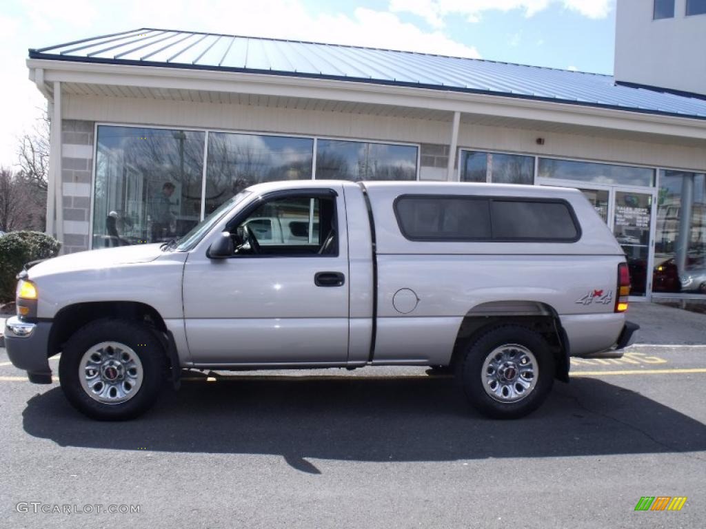 2006 Sierra 1500 Regular Cab 4x4 - Silver Birch Metallic / Dark Pewter photo #2