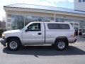 2006 Silver Birch Metallic GMC Sierra 1500 Regular Cab 4x4  photo #2