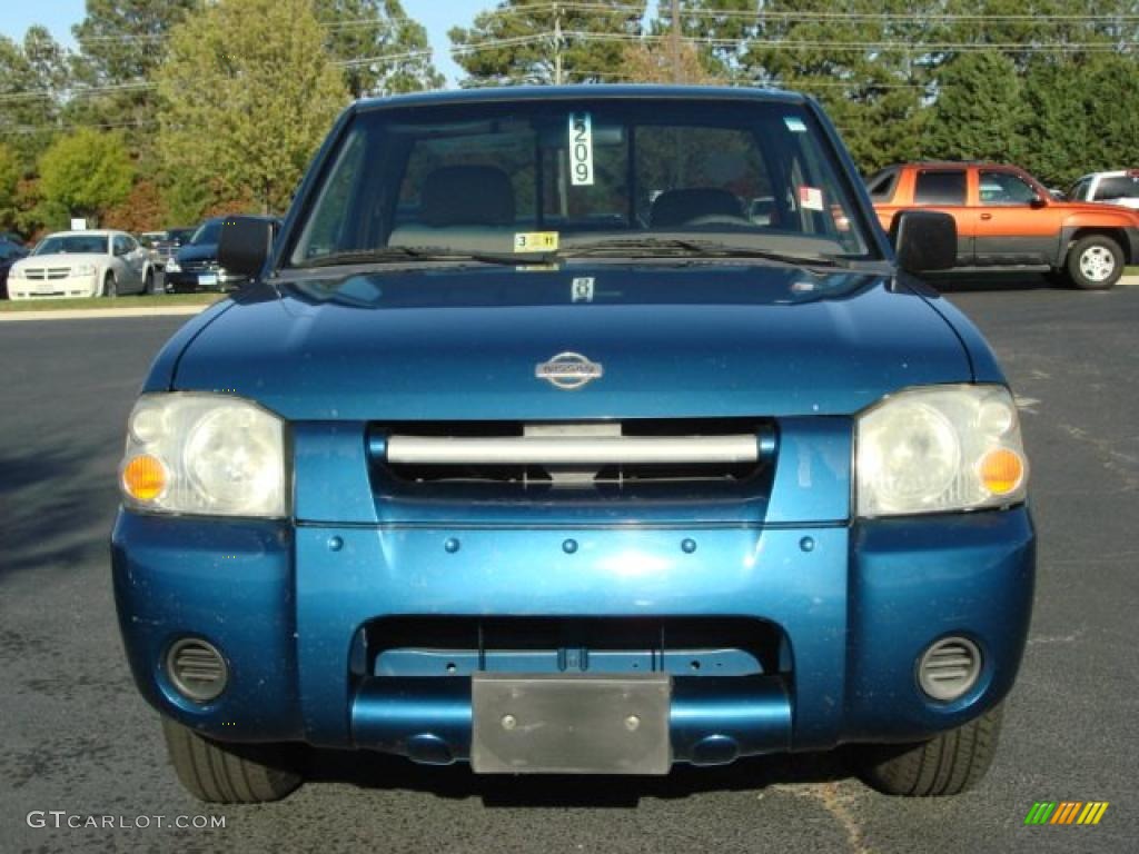 Electric Blue Metallic 2001 Nissan Frontier XE King Cab Exterior Photo #47585839