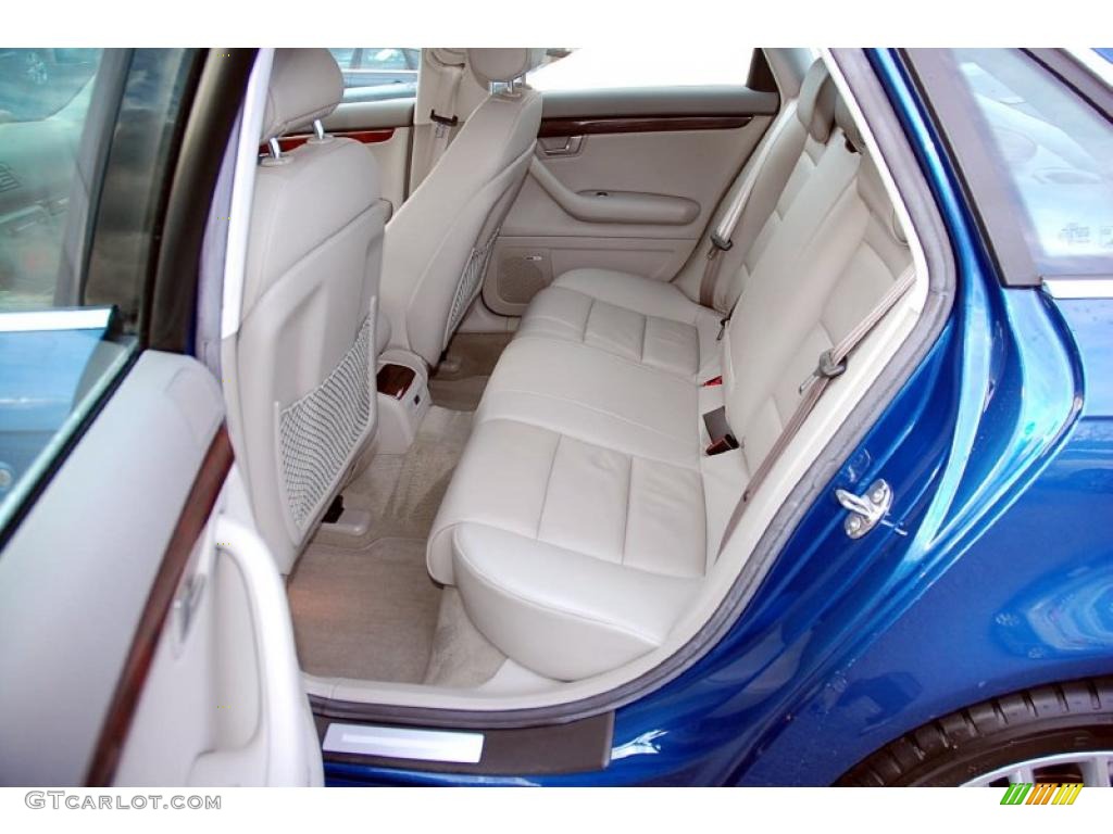 2008 A4 2.0T Special Edition quattro Sedan - Ocean Blue Pearl Effect / Light Gray photo #25