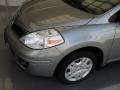 2010 Magnetic Gray Metallic Nissan Versa 1.8 S Hatchback  photo #2