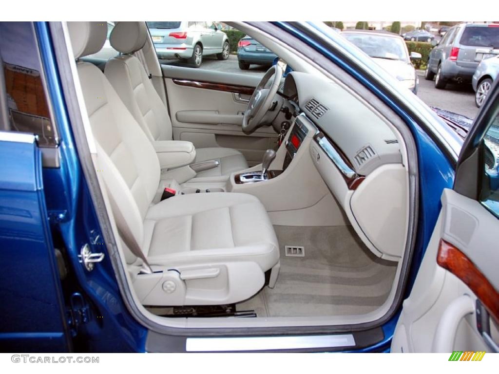 2008 A4 2.0T Special Edition quattro Sedan - Ocean Blue Pearl Effect / Light Gray photo #33