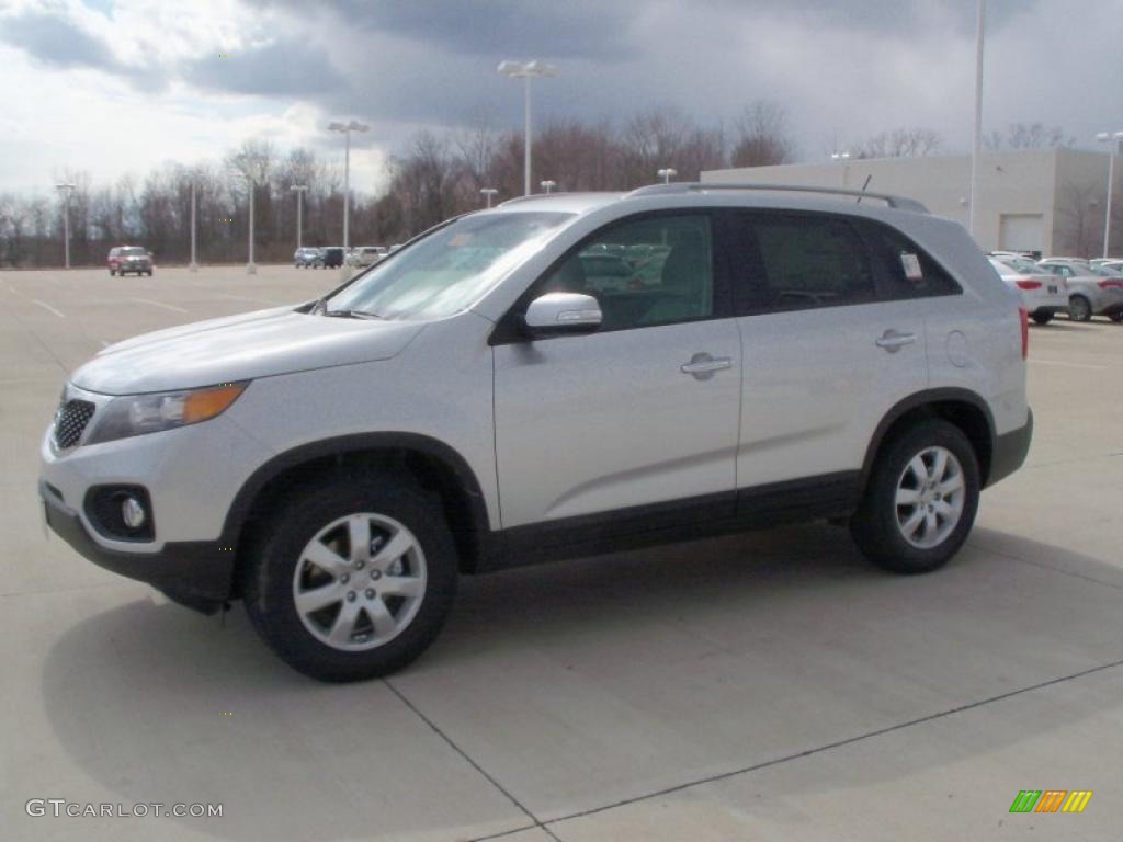 2011 Sorento LX - Bright Silver / Gray photo #3