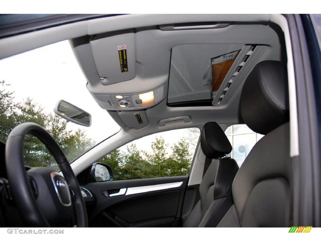 2009 A4 2.0T Premium quattro Sedan - Meteor Grey Pearl Effect / Black photo #21