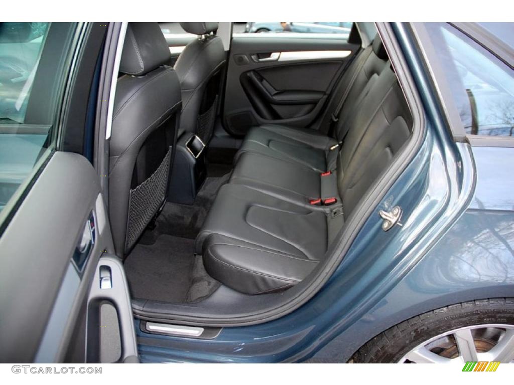2009 A4 2.0T Premium quattro Sedan - Meteor Grey Pearl Effect / Black photo #25