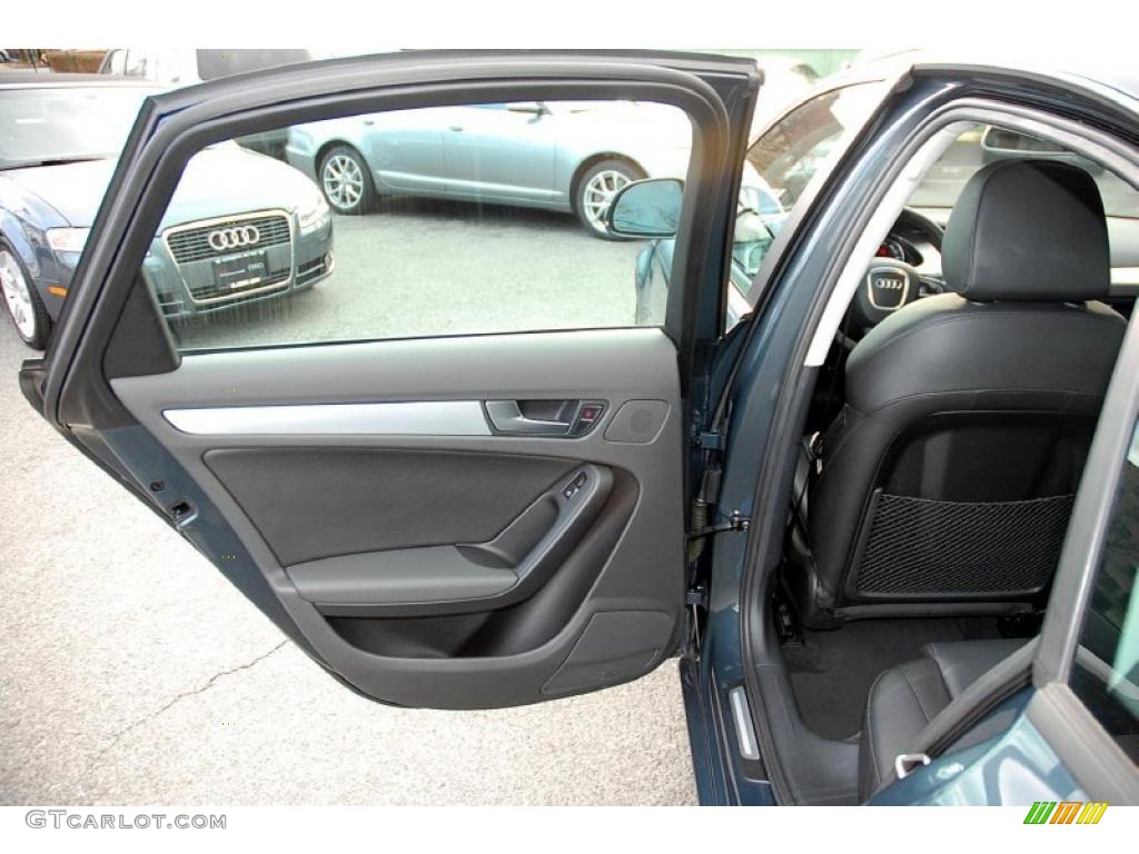 2009 A4 2.0T Premium quattro Sedan - Meteor Grey Pearl Effect / Black photo #27