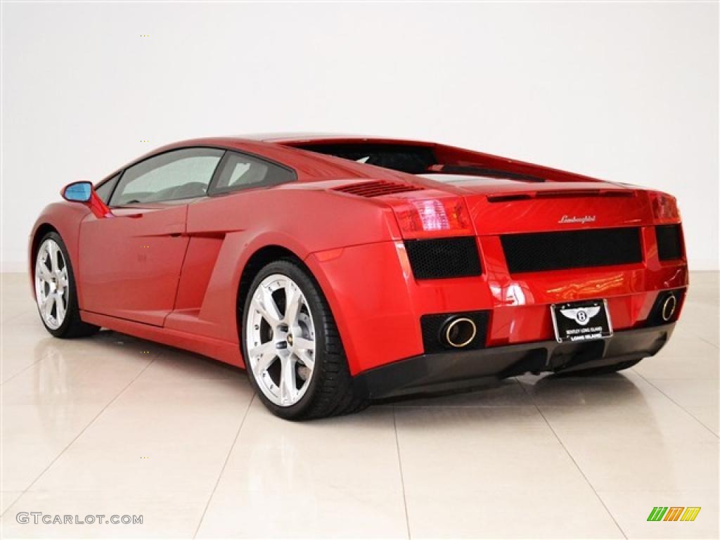 2008 Gallardo Coupe - Rosso Vik / Nero Perseus photo #5