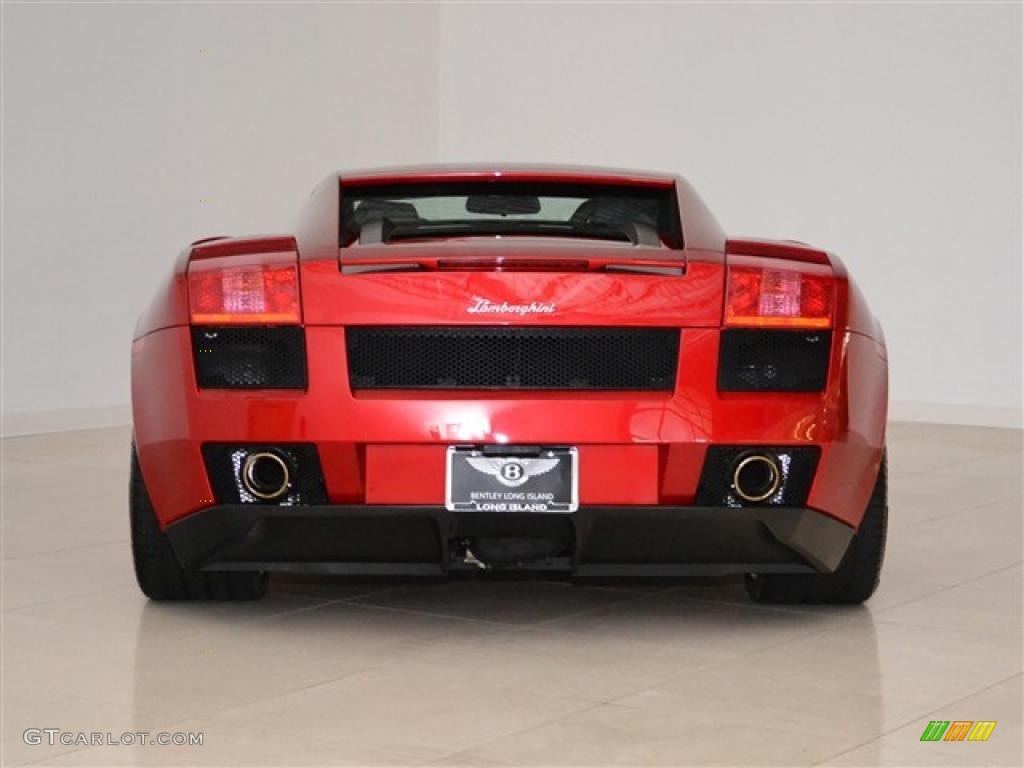 2008 Gallardo Coupe - Rosso Vik / Nero Perseus photo #6