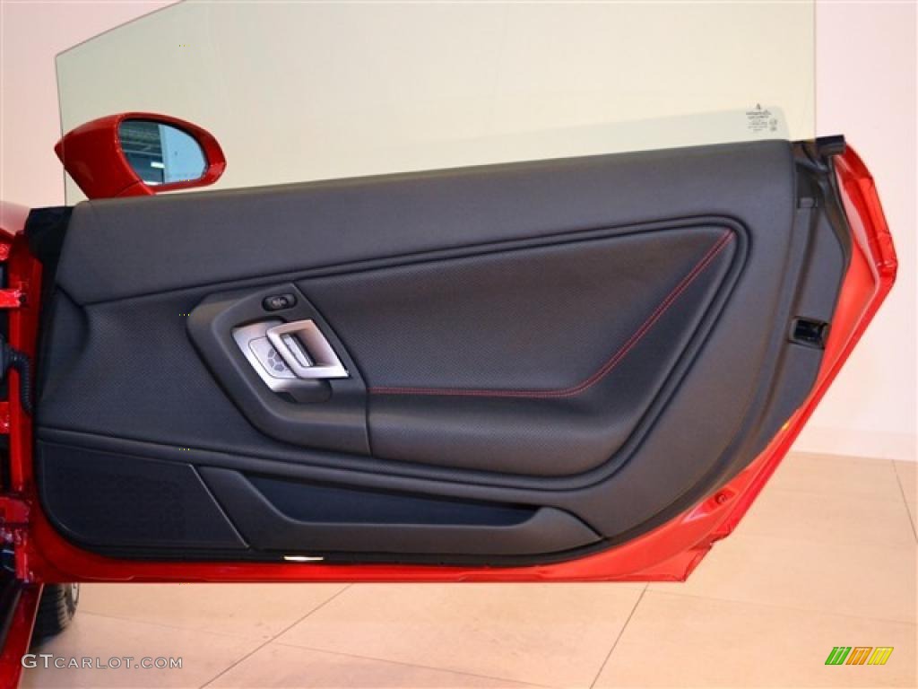 2008 Lamborghini Gallardo Coupe Nero Perseus Door Panel Photo #47587126