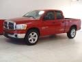 2006 Inferno Red Crystal Pearl Dodge Ram 1500 SLT Quad Cab  photo #7