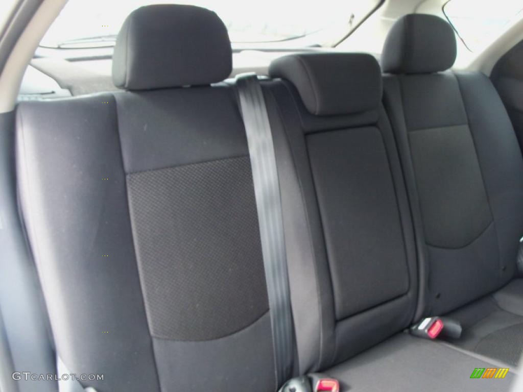 Black Interior 2011 Kia Forte EX 5 Door Photo #47587624