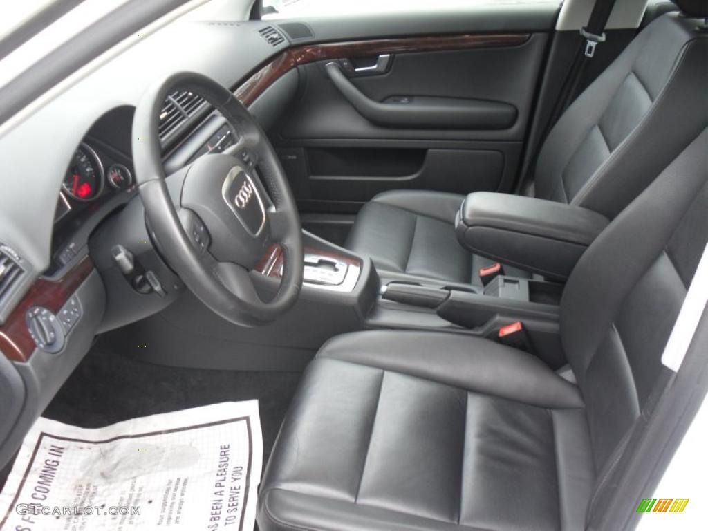 2008 A4 3.2 Quattro S-Line Sedan - Ibis White / Black photo #5