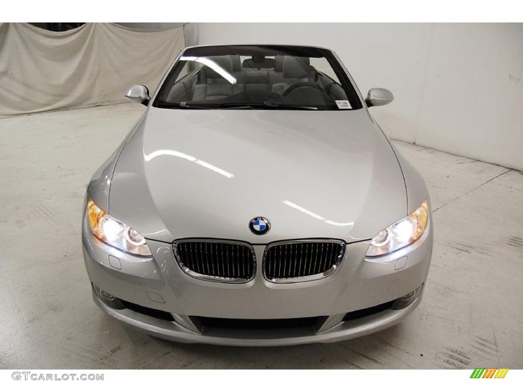 2008 3 Series 328i Convertible - Titanium Silver Metallic / Gray photo #5