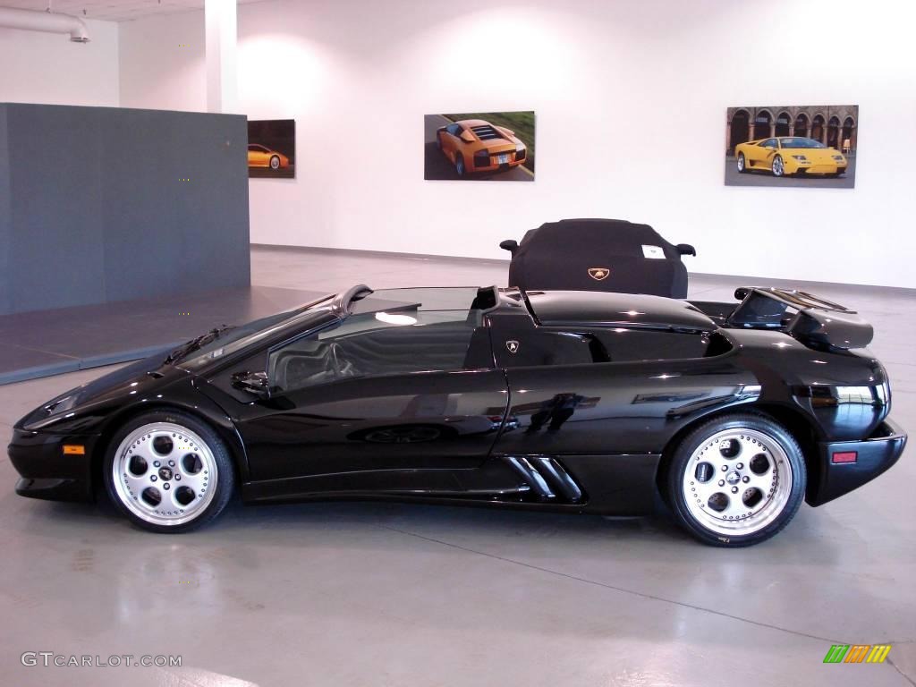 1999 Diablo VT Roadster - Deep Black / Black/Grey photo #10