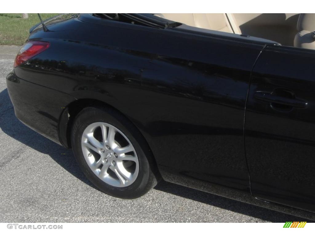 2008 Solara SE V6 Convertible - Black / Ivory photo #6