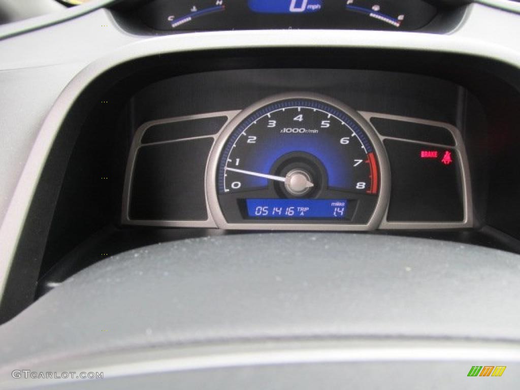 2008 Honda Civic EX Sedan Gauges Photo #47589622