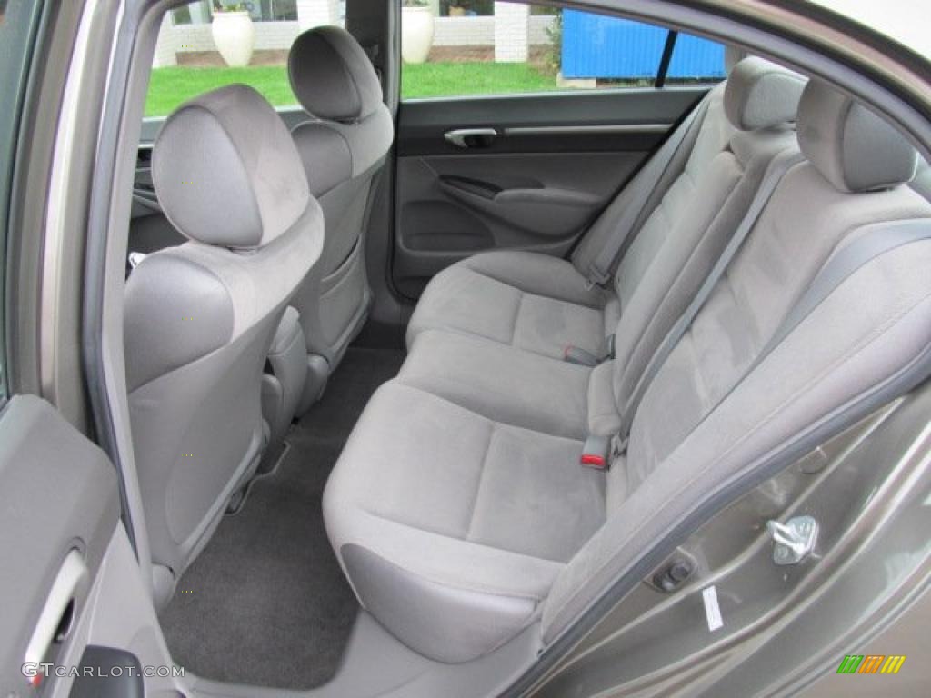 Gray Interior 2008 Honda Civic EX Sedan Photo #47589697