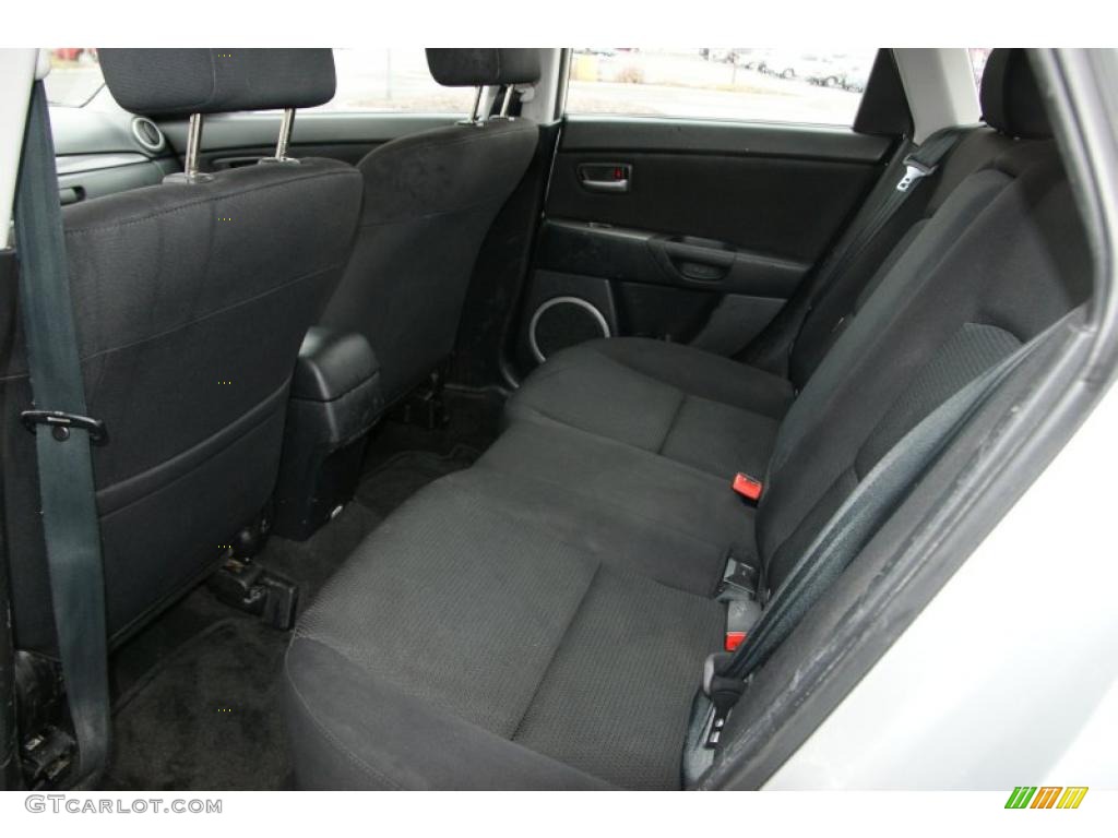 Black Interior 2007 Mazda MAZDA3 s Touring Hatchback Photo #47590654