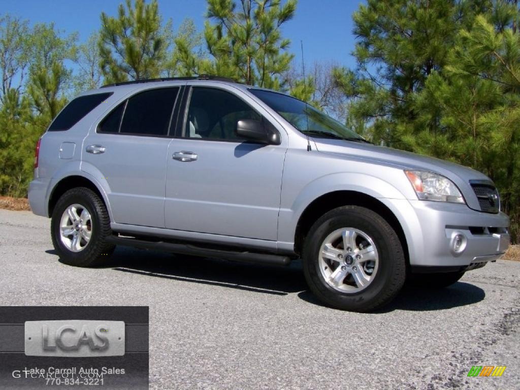 2004 Sorento LX - Diamond Silver Metallic / Gray photo #1