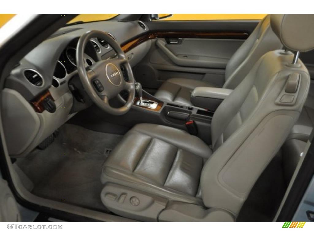 Platinum Interior 2003 Audi A4 3.0 Cabriolet Photo #47591707
