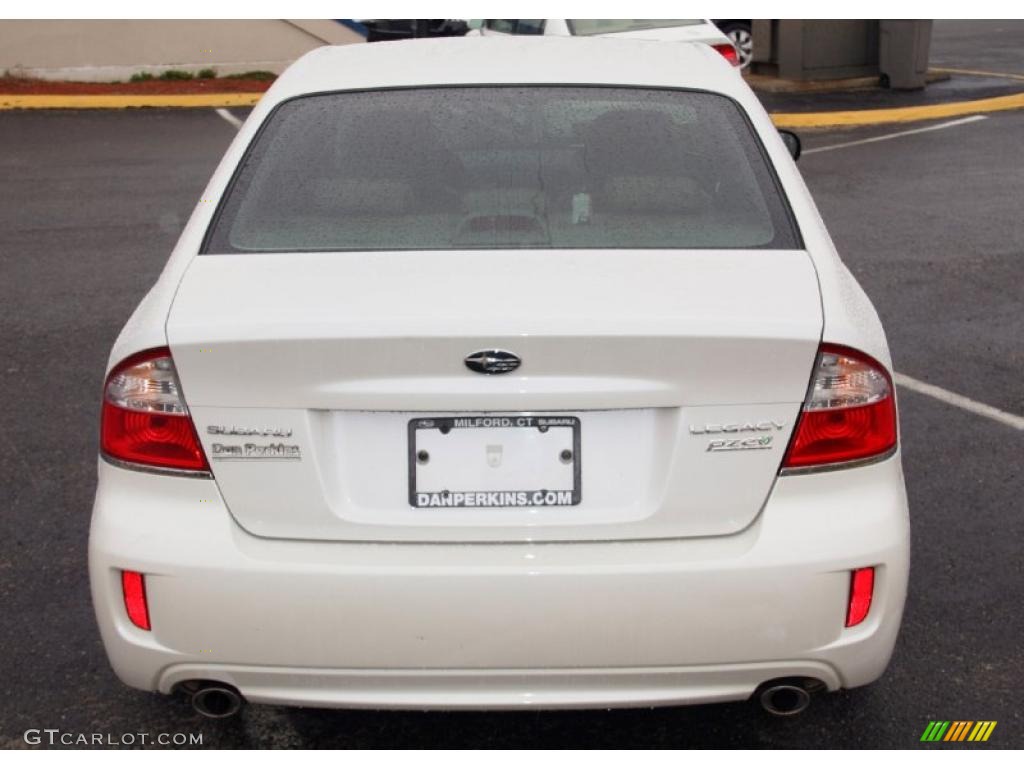 2008 Legacy 2.5i Limited Sedan - Satin White Pearl / Warm Ivory photo #7