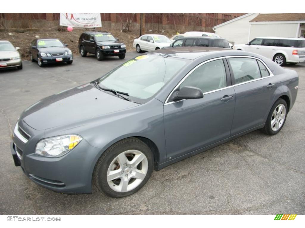 2009 Malibu LS Sedan - Dark Gray Metallic / Titanium photo #1