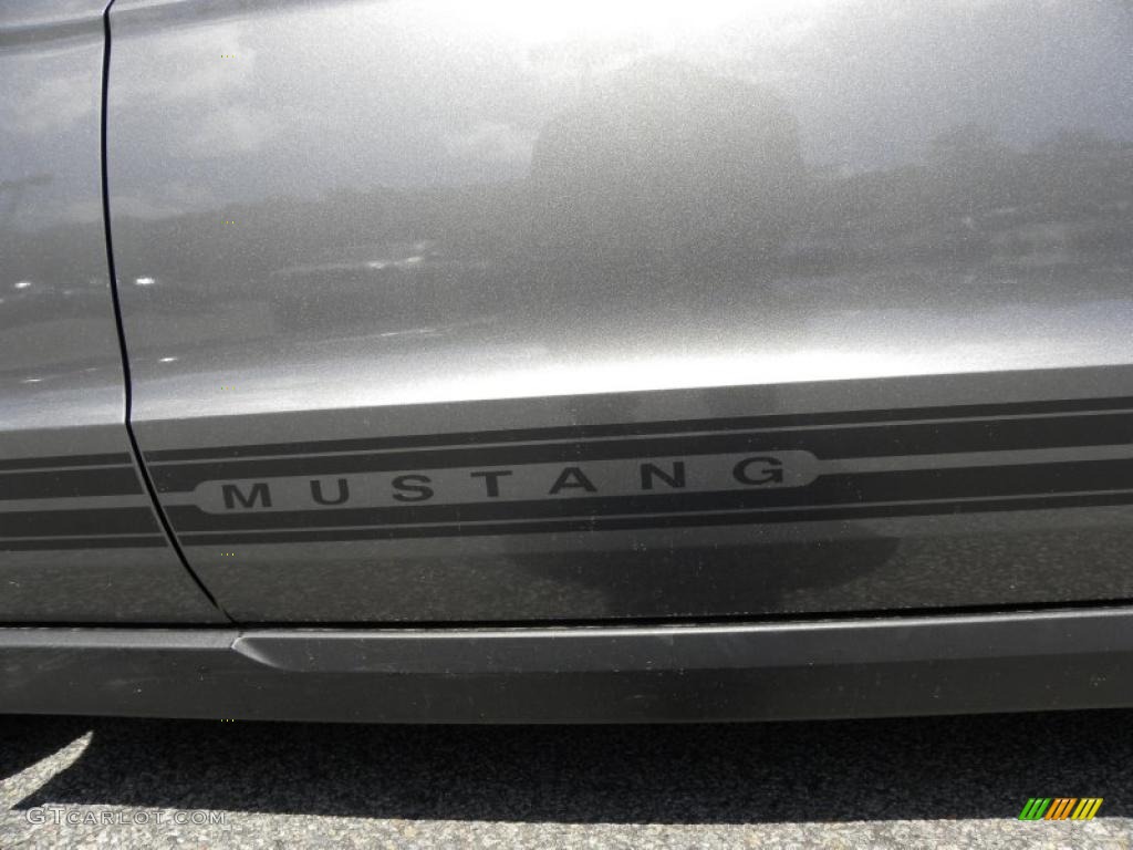 2011 Mustang V6 Premium Coupe - Sterling Gray Metallic / Stone photo #15