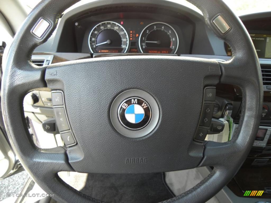 2003 7 Series 745i Sedan - Orient Blue Metallic / Basalt Grey/Flannel Grey photo #26