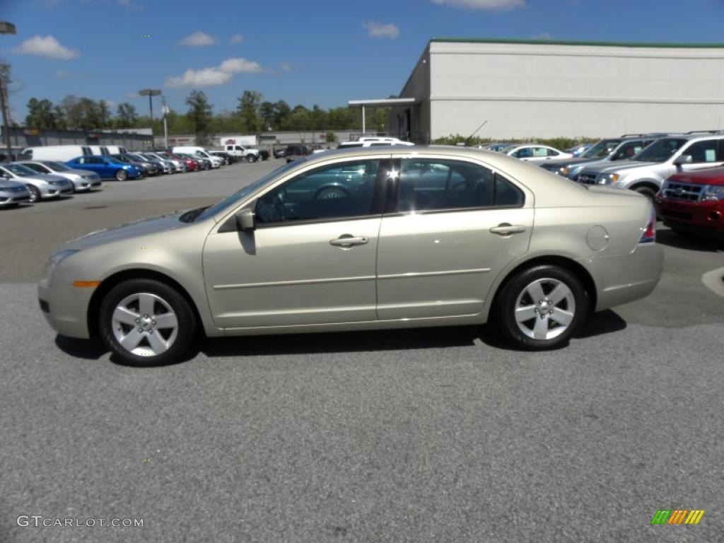 2008 Fusion SE - Light Sage Metallic / Charcoal Black photo #2