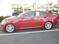 2006 Matador Red Mica Lexus IS 350  photo #2