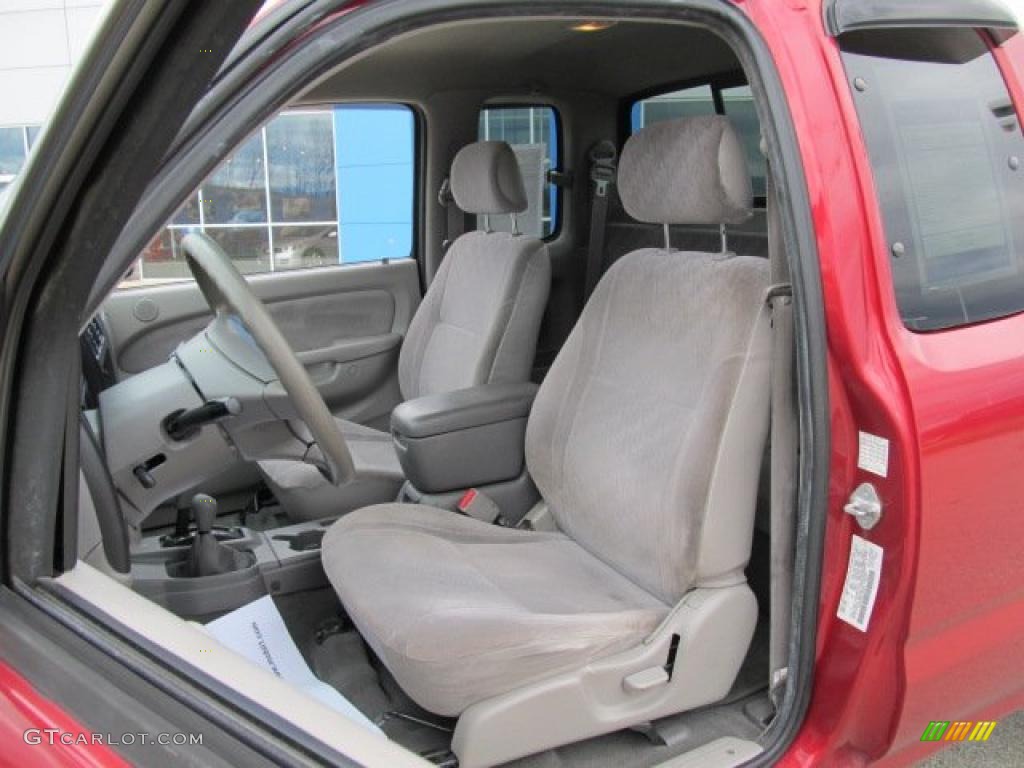 Charcoal Interior 2001 Toyota Tacoma Xtracab 4x4 Photo #47595478