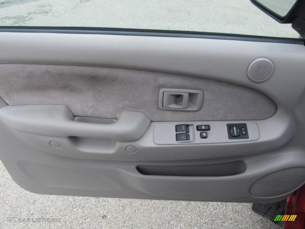 2001 Toyota Tacoma Xtracab 4x4 Charcoal Door Panel Photo #47595616