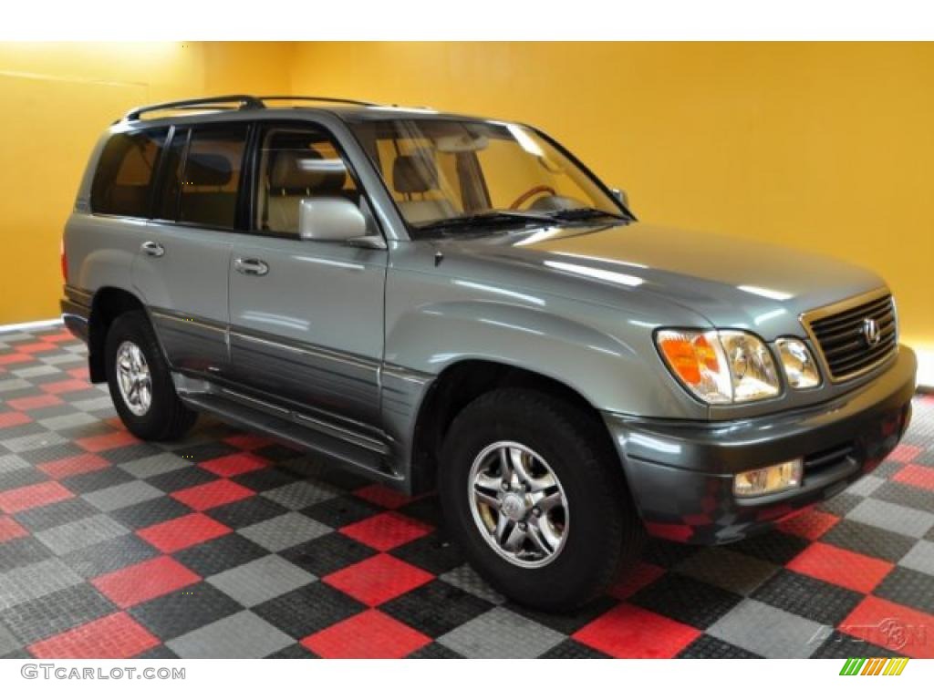 2001 LX 470 - Riverrock Green Metallic / Ivory photo #1