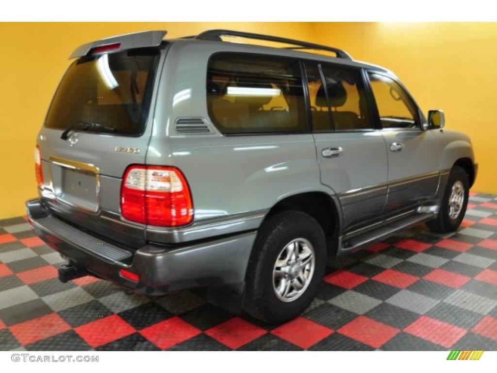 2001 LX 470 - Riverrock Green Metallic / Ivory photo #4