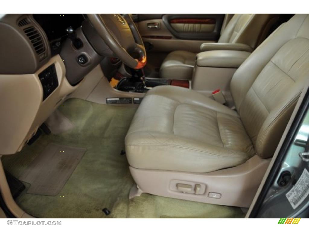 2001 LX 470 - Riverrock Green Metallic / Ivory photo #11